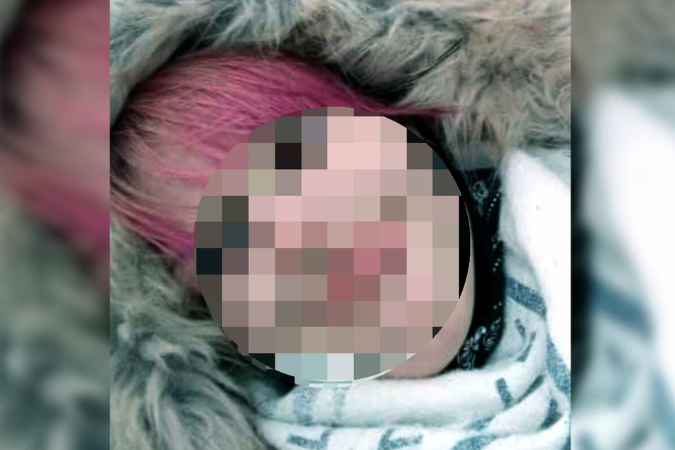 Aktuell könnte die Vermisste pink gefärbte Haare haben.