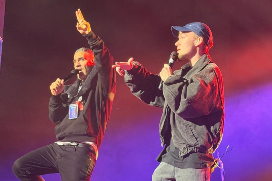 DJ "Rabe" (r.) tourte gemeinsam mit Bushido (47, l.) durch ganz Deutschland.