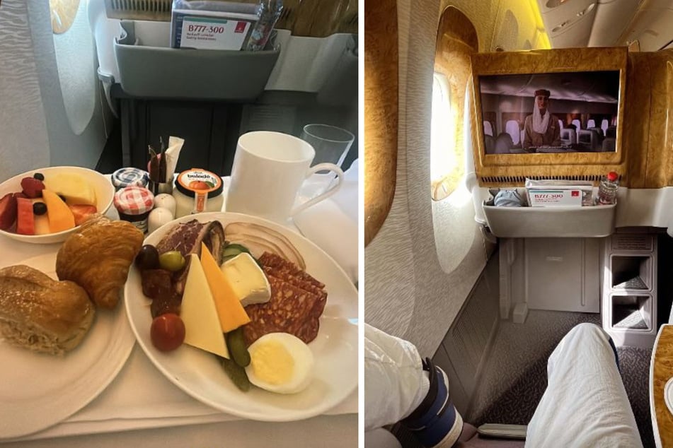 Der 33-Jährige flog offenbar in einer Boeing B777-300 der Airline Emirates von Dubai nach Hamburg.