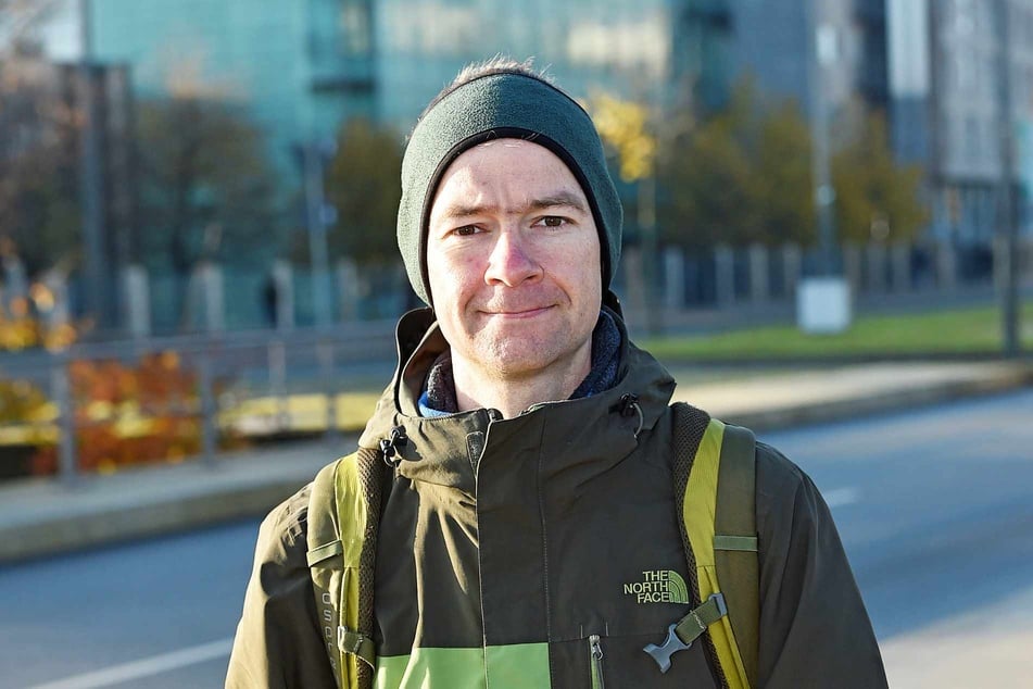 ADFC-Vorstand Nils Larsen (40) setzt sich für sichere(re) Radwege ein.