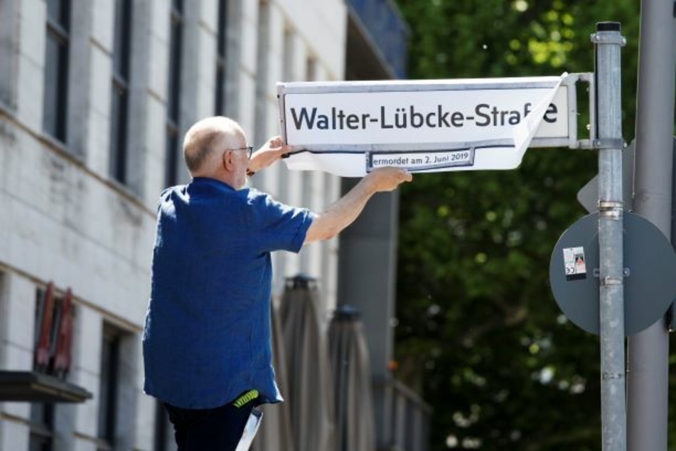 Eine Berliner Straße wurde kurzzeitig nach dem ermordeten Walter Lübcke umbenannt.