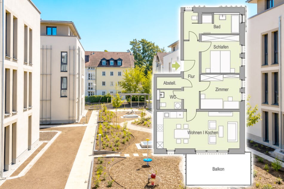 Diese schöne 3-Raum-Wohnung ist in Ottendorf-Okrilla frei