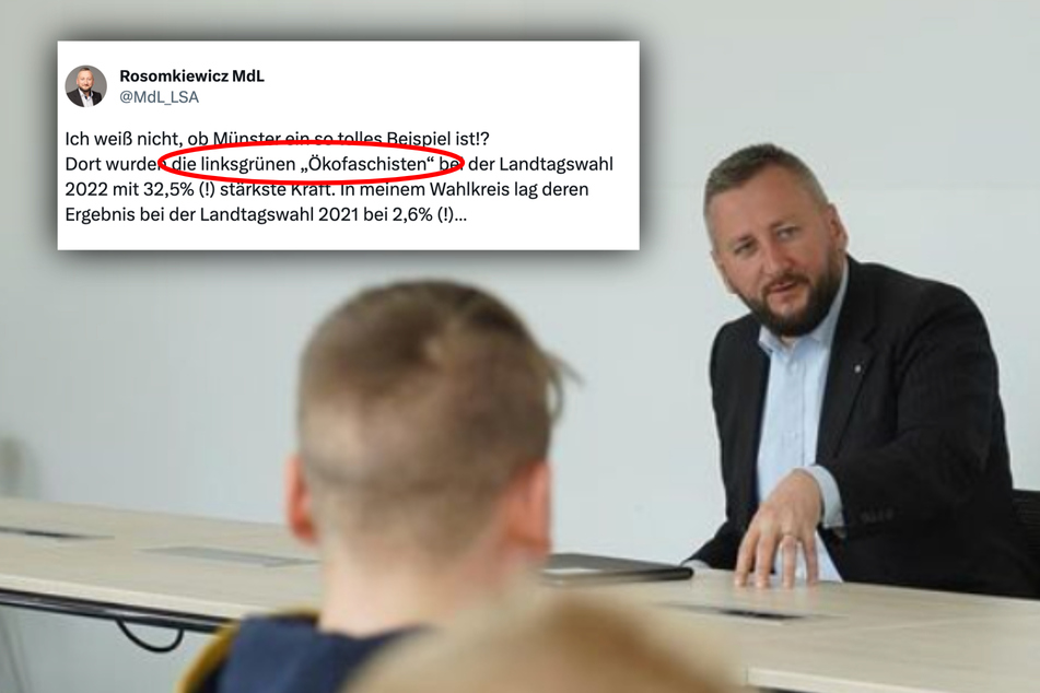 "Linksgrüne Ökofaschisten": CDU-Abgeordneter Rosomkiewicz kassiert Shitstorm