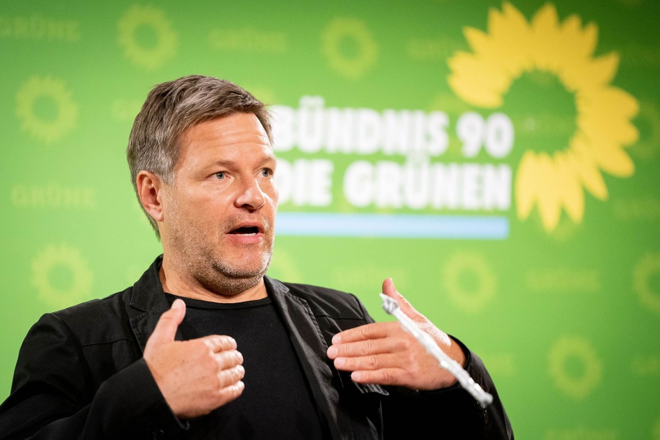 Robert Habeck, Bundesvorsitzender von Bündnis 90/Die Grünen. Derzeit fallen die Grünen leicht in den Umfragen.