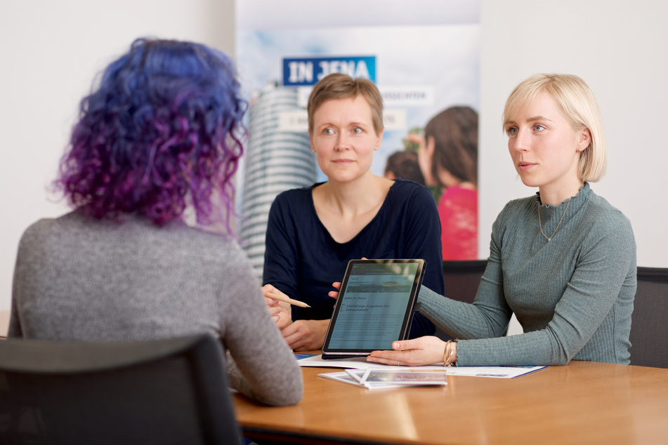 Die Mitarbeiter aus dem Welcome Center Jena sind für Euch da!