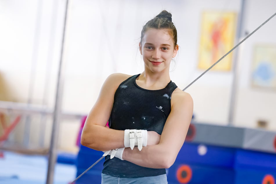 Henriette Becker (17) turnt, seitdem sie ein Kind ist.