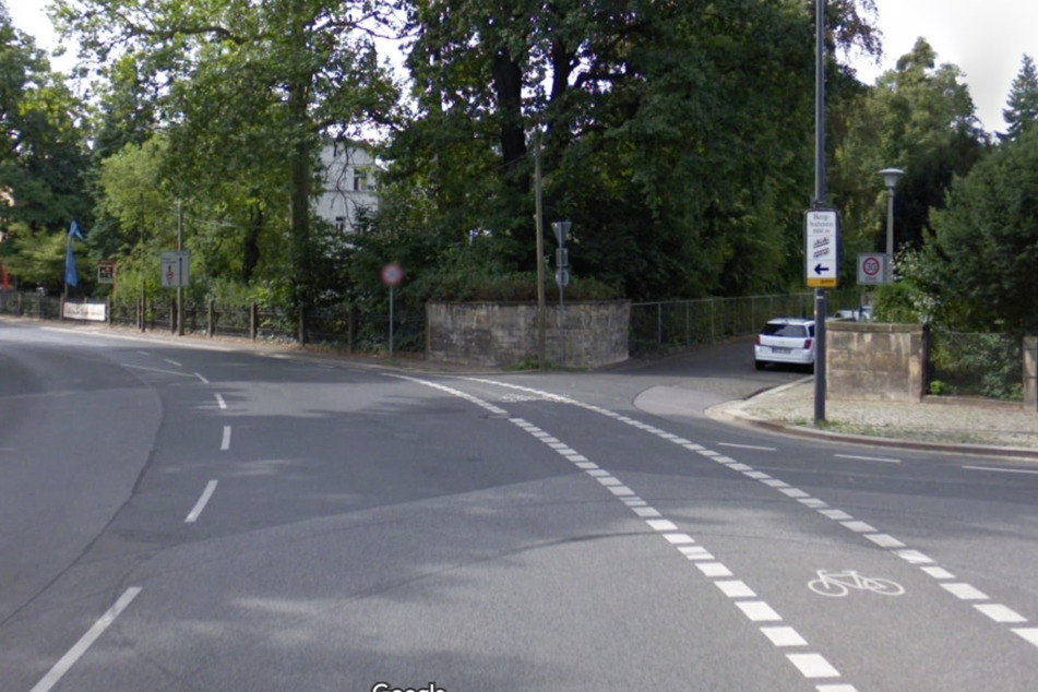 Beim Abbiegen in die Prellerstraße wurde die Fahrradfahrerin verletzt.