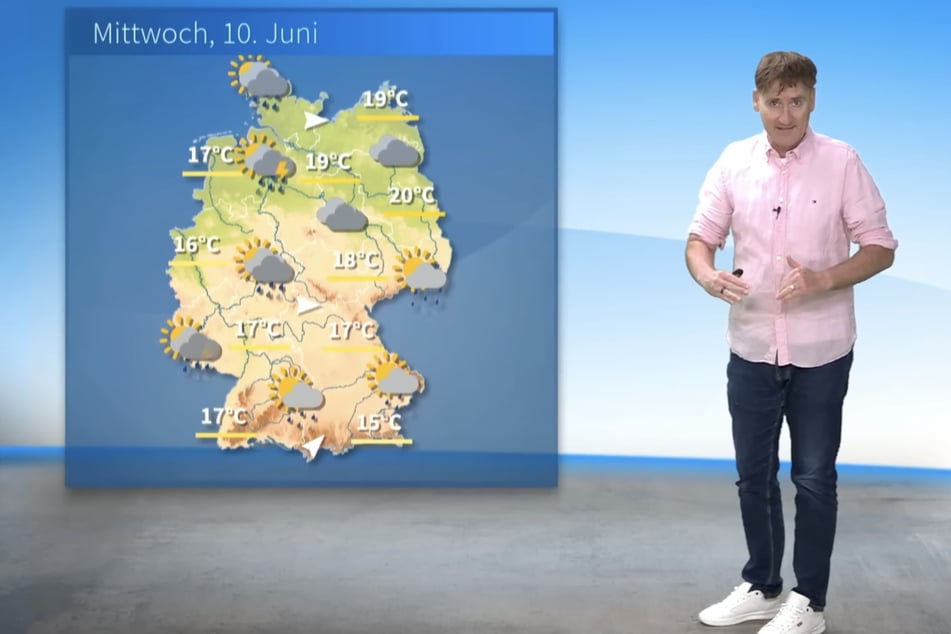Die Temperaturen erreichen nur im Nordosten Deutschlands am Mittwoch die 20-Grad-Marke.