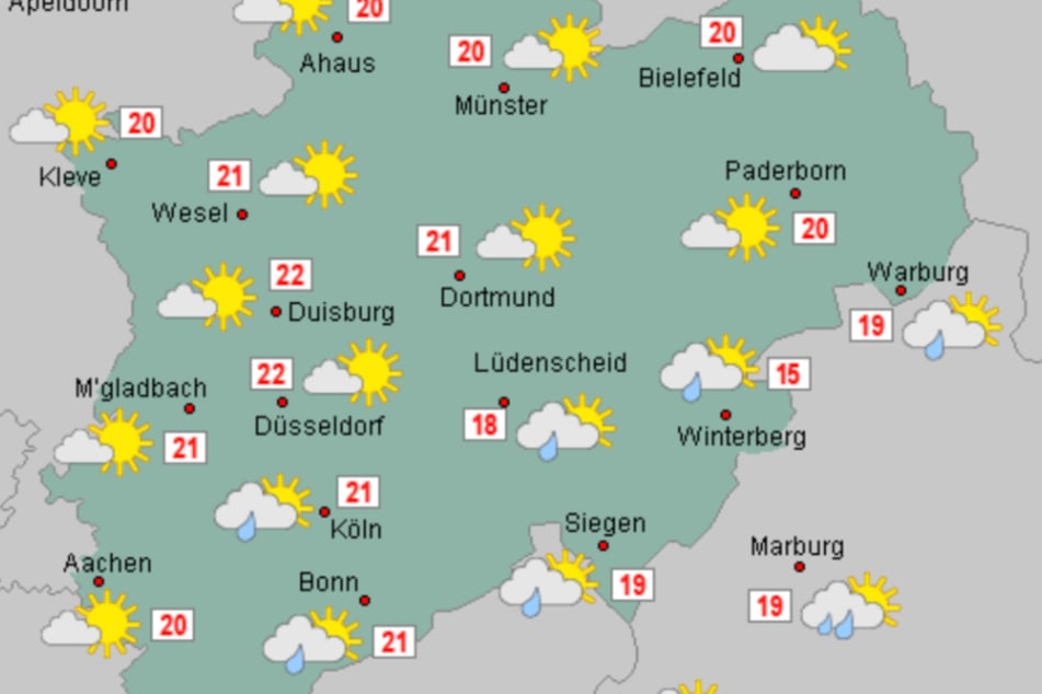 Im Laufe der kommenden Woche soll sich wieder die Sonne blicken lassen.