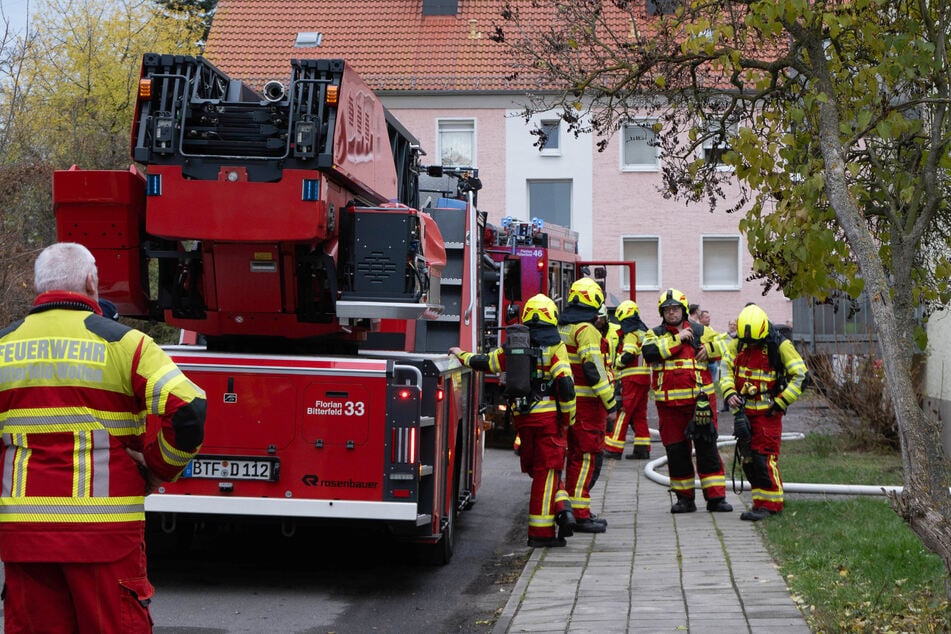 Die Feuerwehr rückte aus.