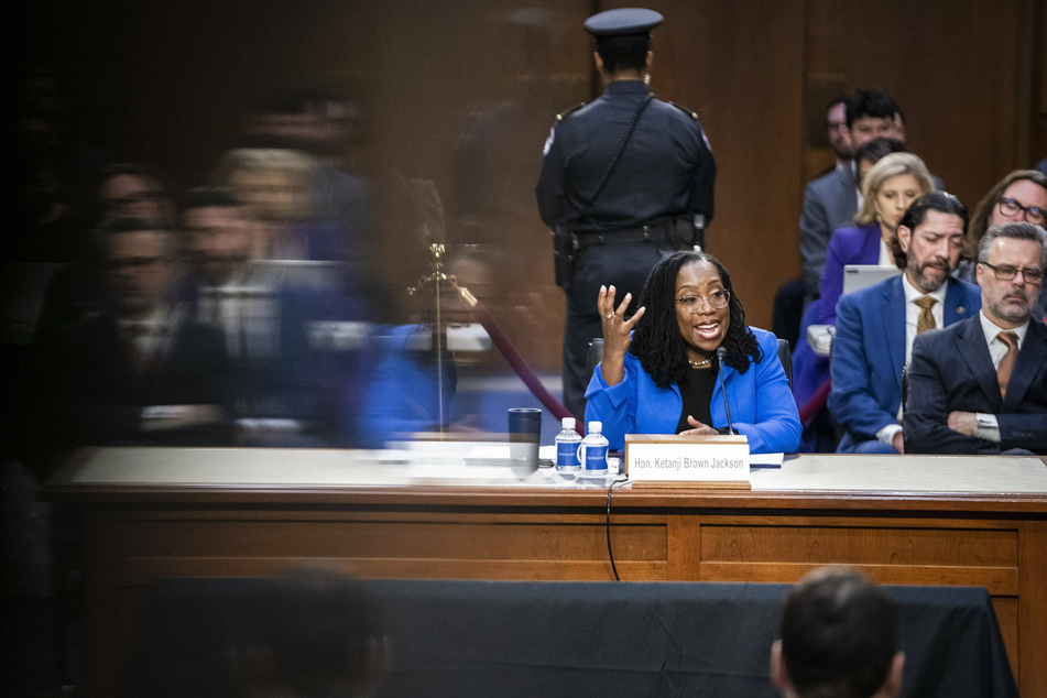 Supreme Court nominee Judge Ketanji Brown Jackson testifies on the third day of her confirmation hearing before the Senate Judiciary Committee.