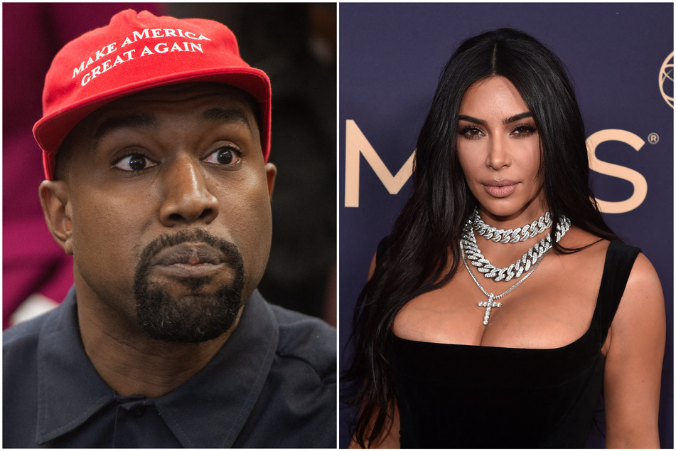 Kim Kardashian (r) reportedly "hates" Kanye West's alleged new wife, Bianca Censori.