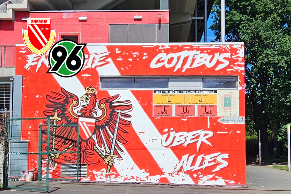 Energie gegen Hannover live: Stadion erstrahlt mit neuen Graffitis und Gemälden