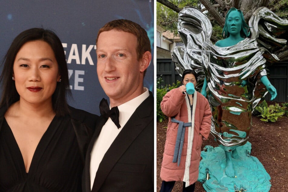 Kuriose "Tradition": Mark Zuckerberg ehrt seine Frau mit Mega-Skulptur!