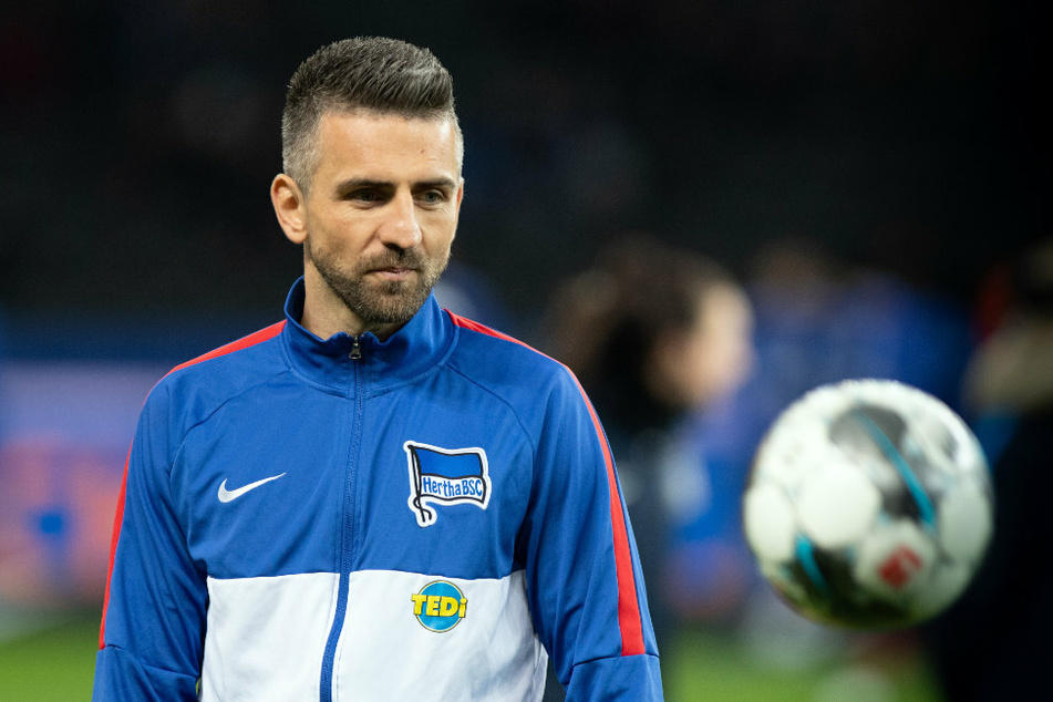 Vedad Ibisevic (36) vor dem Spiel.