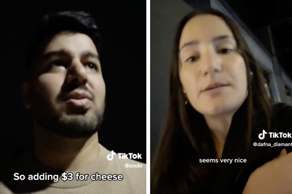 Zakir und Dafna hatten ein ziemlich misslungenes Date - und das alles wegen 3 Dollar teurem Käse.