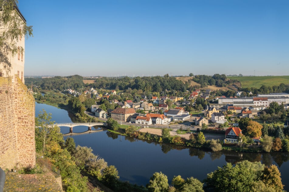 Von der Burg Mildenstein wird man mit einem wunderbaren Blick auf die Freiberger Mulde belohnt.