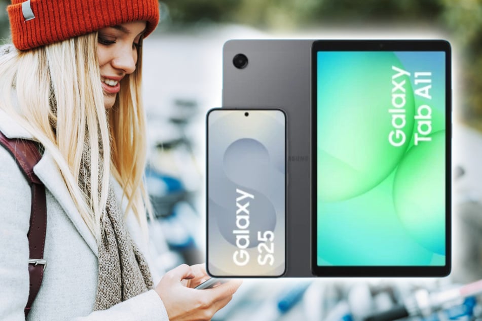 Samsung Galaxy S25 mit gratis Galaxy Tab A11 stark reduziert