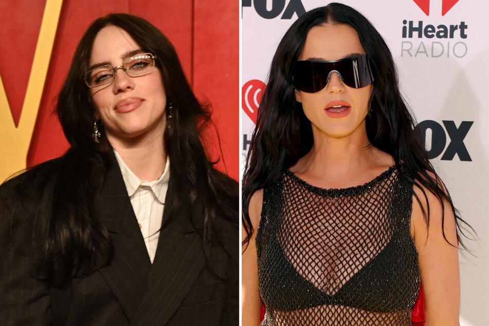 Billie Eilish (l.) and Katy Perry signed an open letter calling for protections against artificial intelligence in the music industry..
