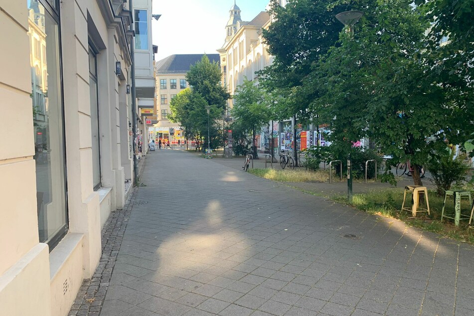 Auch dieses Areals will sich die Stadt annehmen: der Fußgängerbereich zwischen Endersstraße und Lützner Straße.