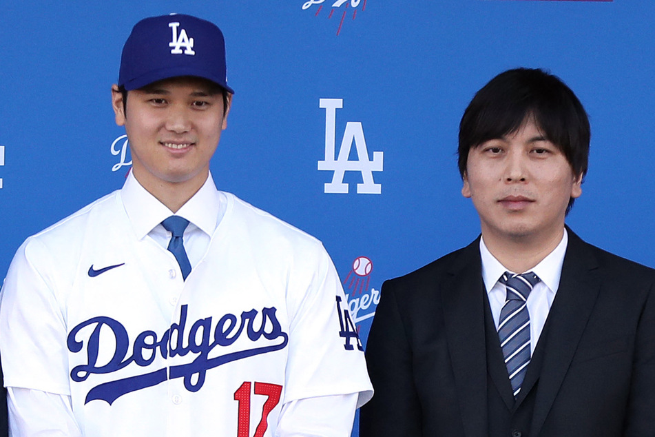 Ippei Mizuhara (r.) has admitted stealing almost $17 million from MLB superstar Shohei Ohtani.