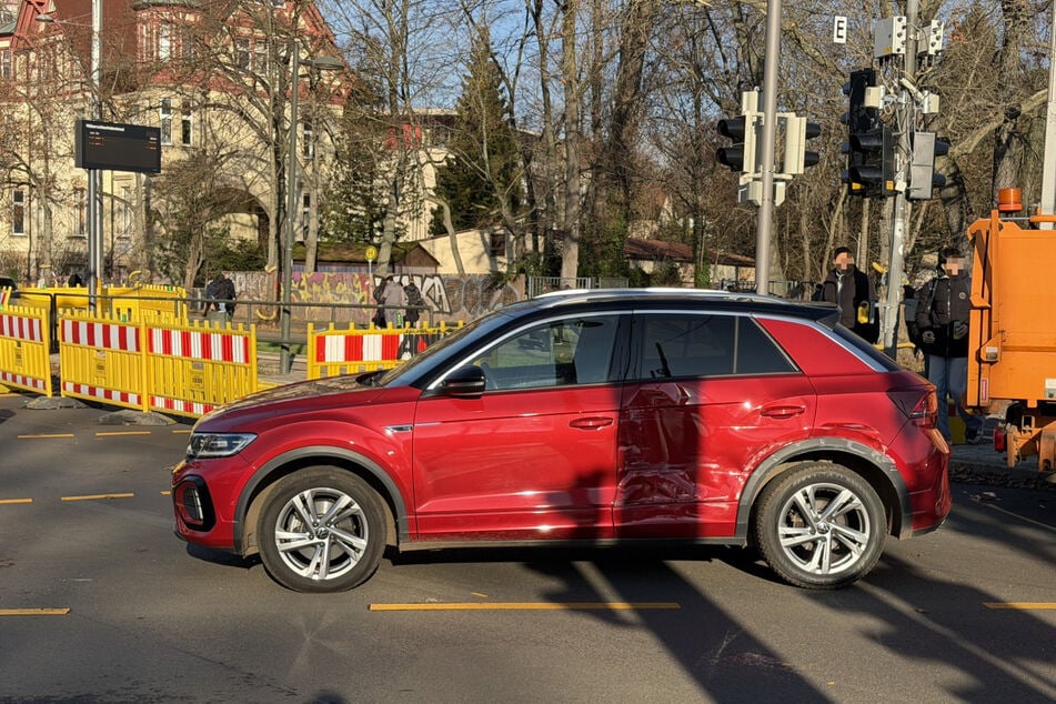 Glücklicherweise entstand bei dem Unfall lediglich ein Sachschaden.