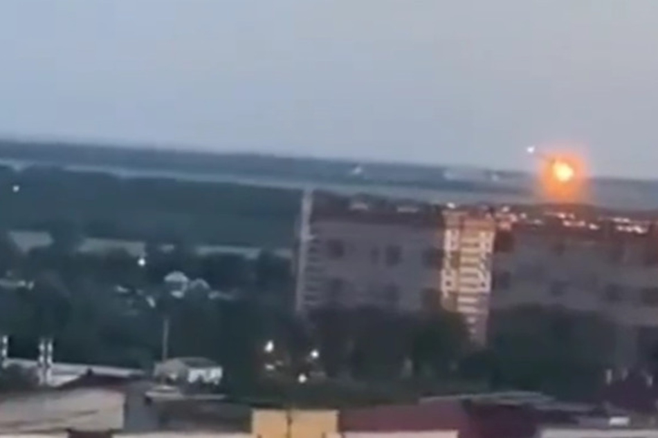 Anwohner berichten von einem Feuerball über Ryazan.