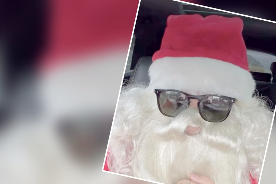 Passend zum Fest: Welcher Promi tarnt sich hier als unheimlicher Nikolaus?