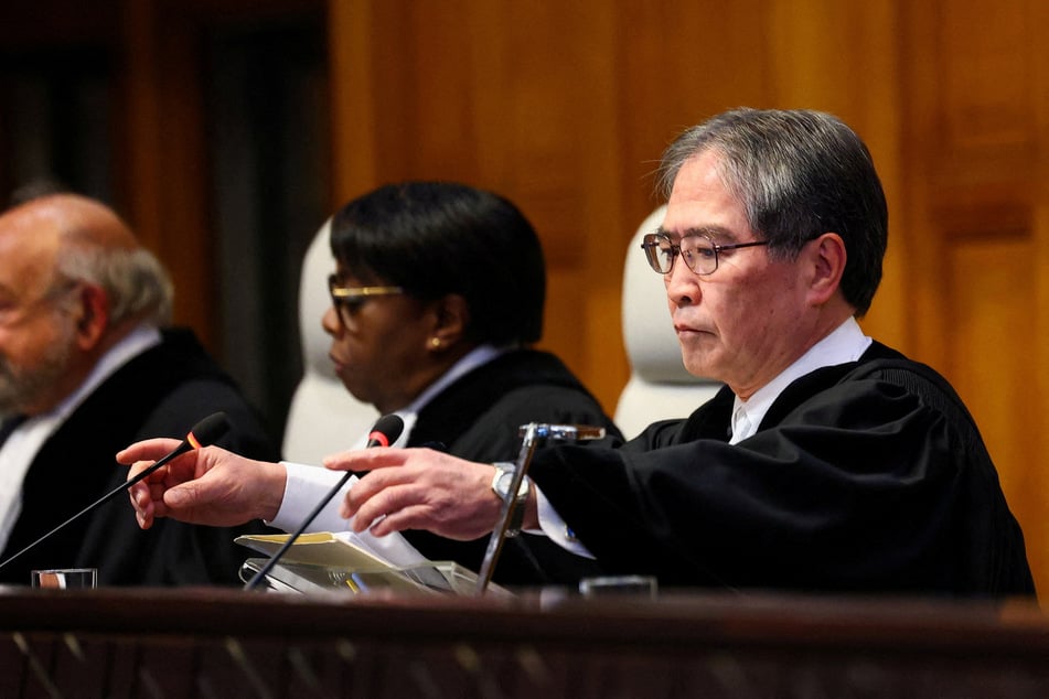 International Court of Justice President Yuji Iwasawa delivered an advisory opinion ordering Israel to facilitate the entry of aid into Gaza.