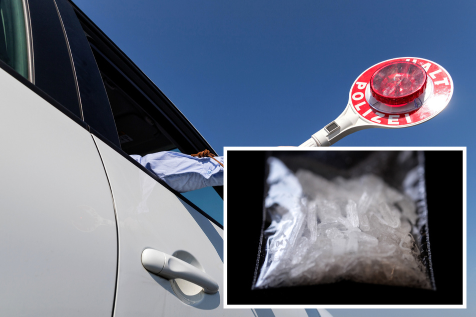 Bei der Kontrolle des Minis fanden die Polizisten das Crystal Meth in einer Plastiktüte im Kofferraum des Wagens. (Symbolbild)