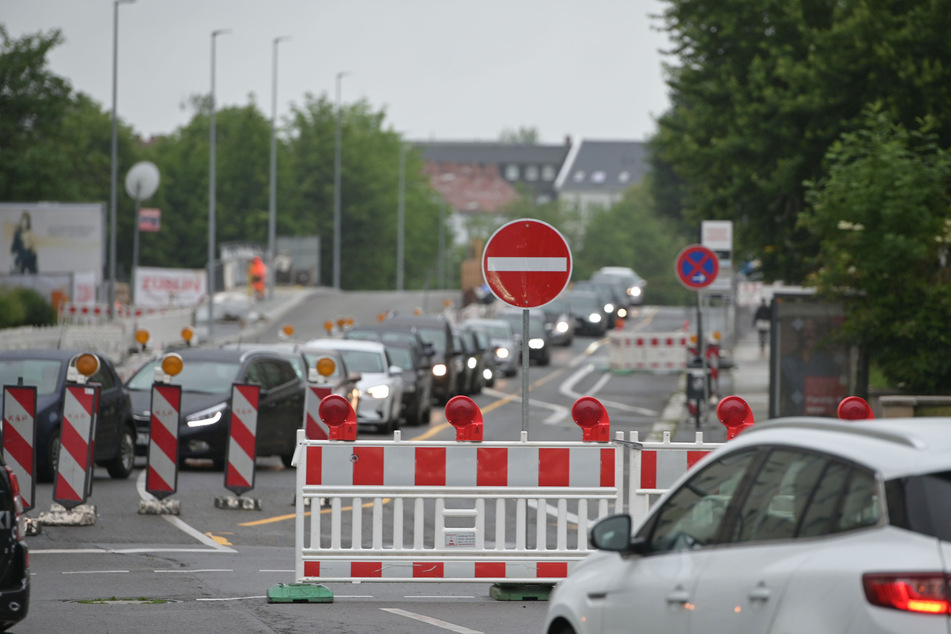 Ab Mittwoch wird die Zschopauer Straße voll gesperrt. (Archivbild)