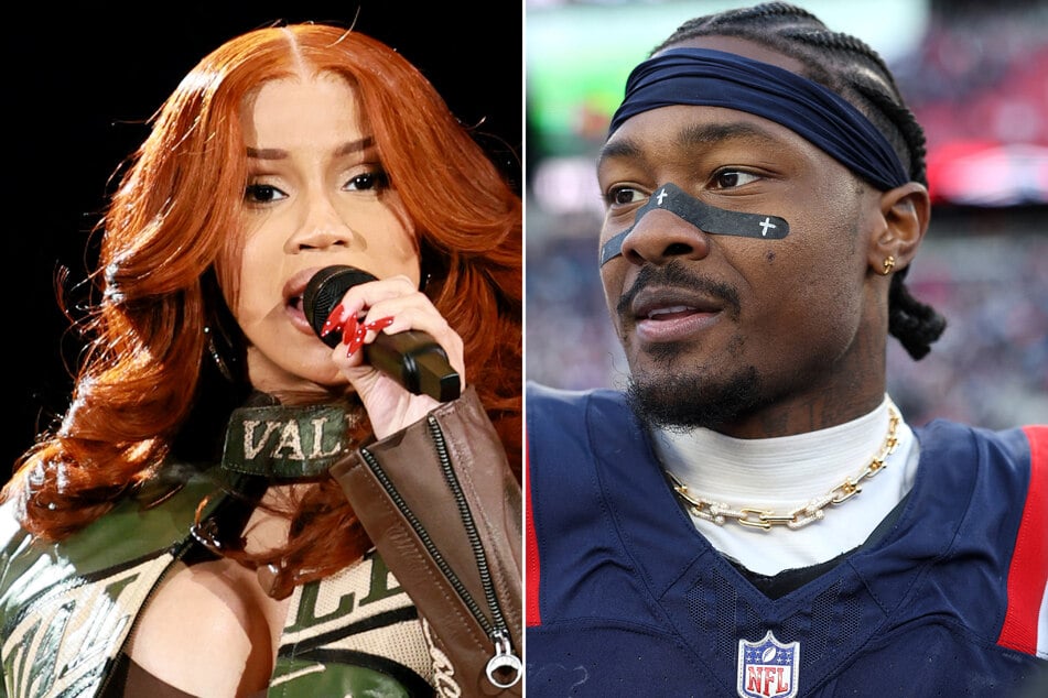 Cardi B (l.) shut down the haters in a new video after she faced a wave of criticism over her relationship with NFL star Stefon Diggs.