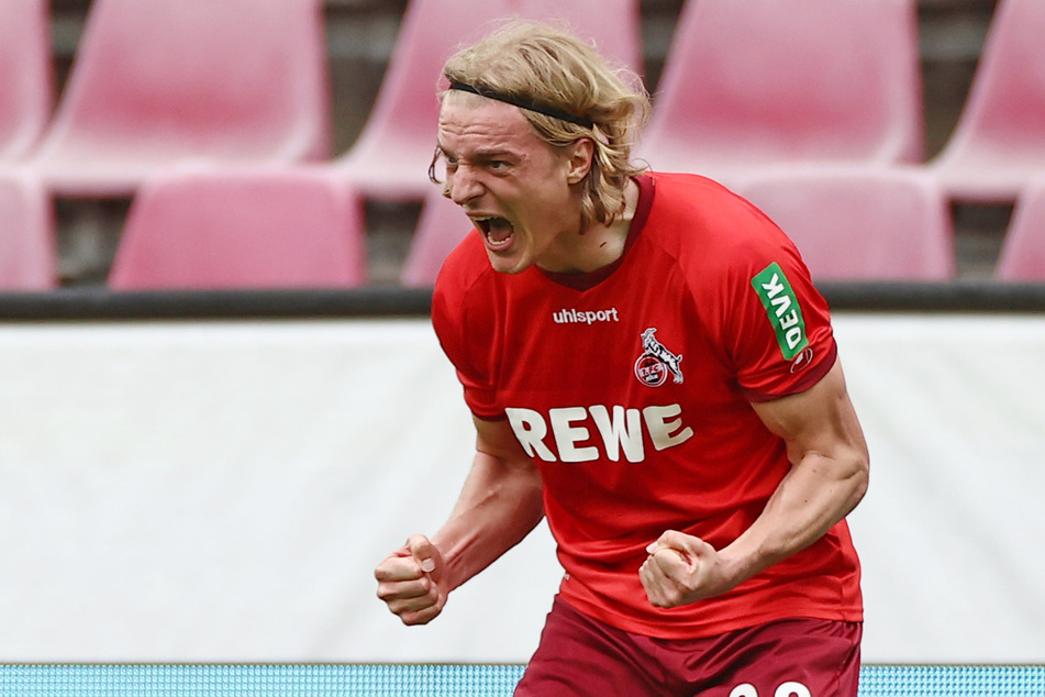 Sebastiaan Bornauw (22) konnte den 1. FC Köln mit seinem Tor gegen den FC Schalke 04 (1:0) vor dem direkten Abstieg bewahren.