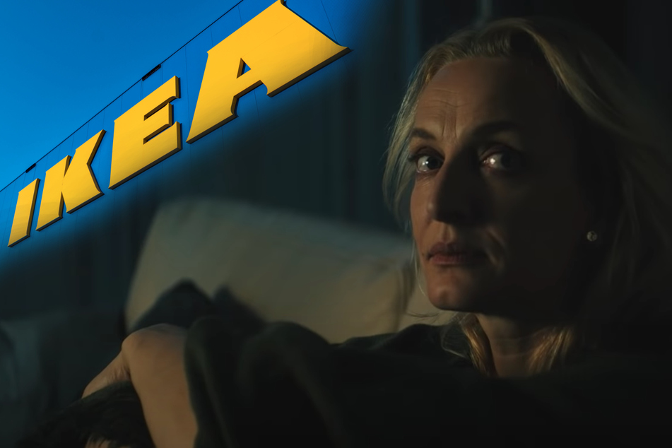 The IKEA ad mimics the style of a supernatural horror movie.