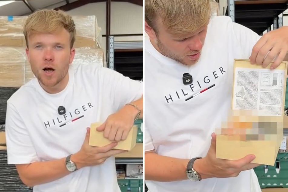 Mann kauft herrenlosen Koffer: Als er diese Schachtel findet, macht er große Augen