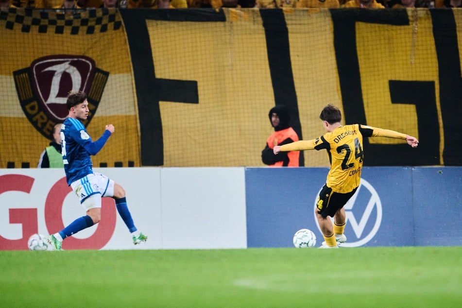 Patrice Covic trifft zum 1:0 für Dynamo!