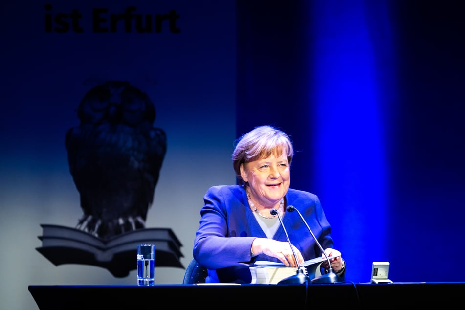 Ex-Kanzlerin Angela Merkel (70) liest am Montag in der Stadthalle Chemnitz.