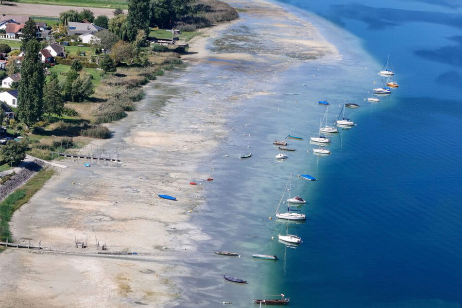 Zu wenig Wasser im Bodensee: Schiffsverkehr im Untersee komplett eingestellt