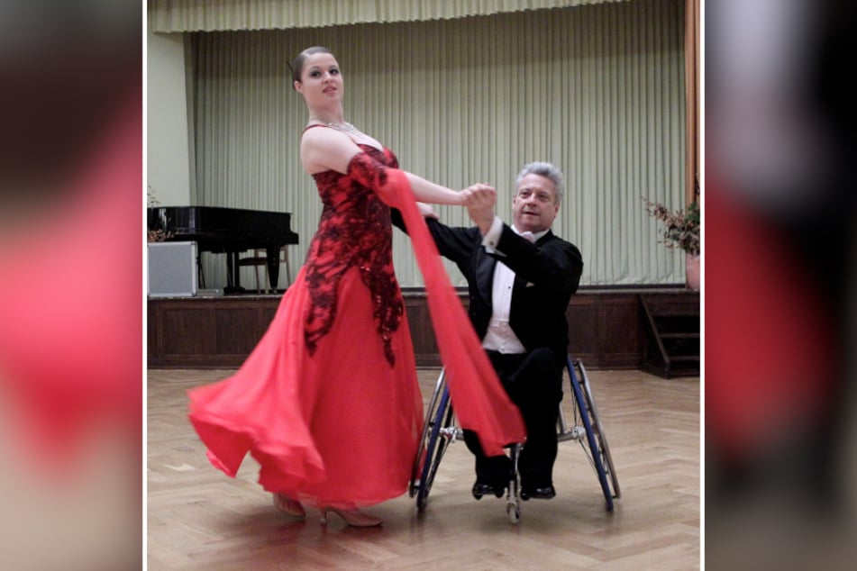 Kleiner Verein mit WM-Erfahrung: Für den TSC Synchron (23 Mitglieder) traten Horst Wehner (74, Linke) und Olivia Thiele im Jahr 2010 bei der Rollstuhltanz-Weltmeisterschaft in Hannover an.