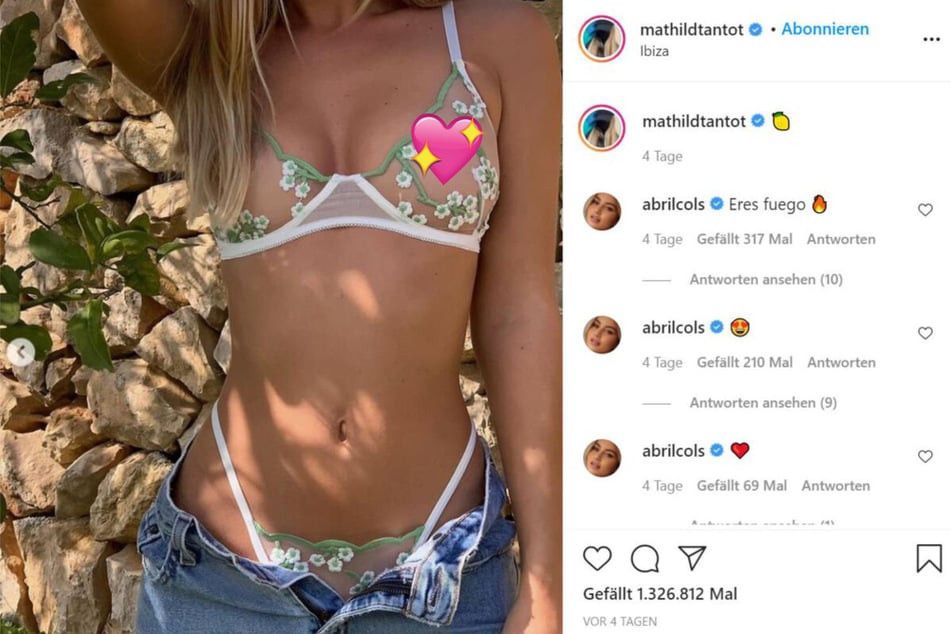 Mathilde Tantot (26) knows how to make her fans' heads spin.