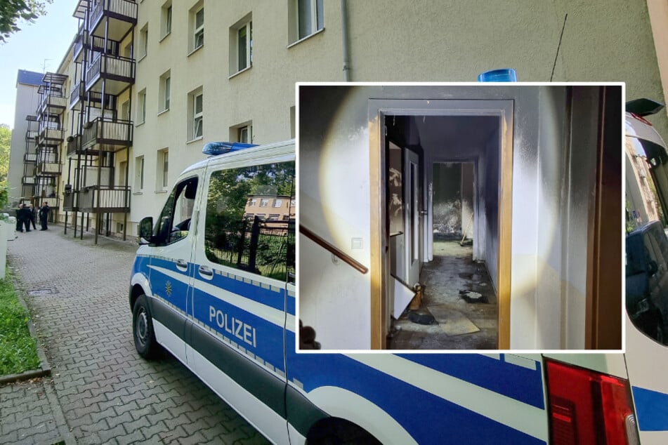 Chemnitz: Chemnitz: Mehrere Bewohner nach Wohnungsbrand evakuiert, Polizei ermittelt wegen Brandstiftung