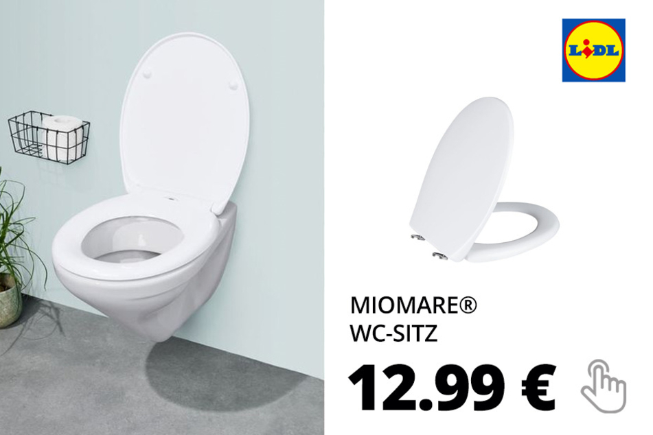 MIOMARE® WC-Sitz, mit Absenkautomatik, Schnellverschluss