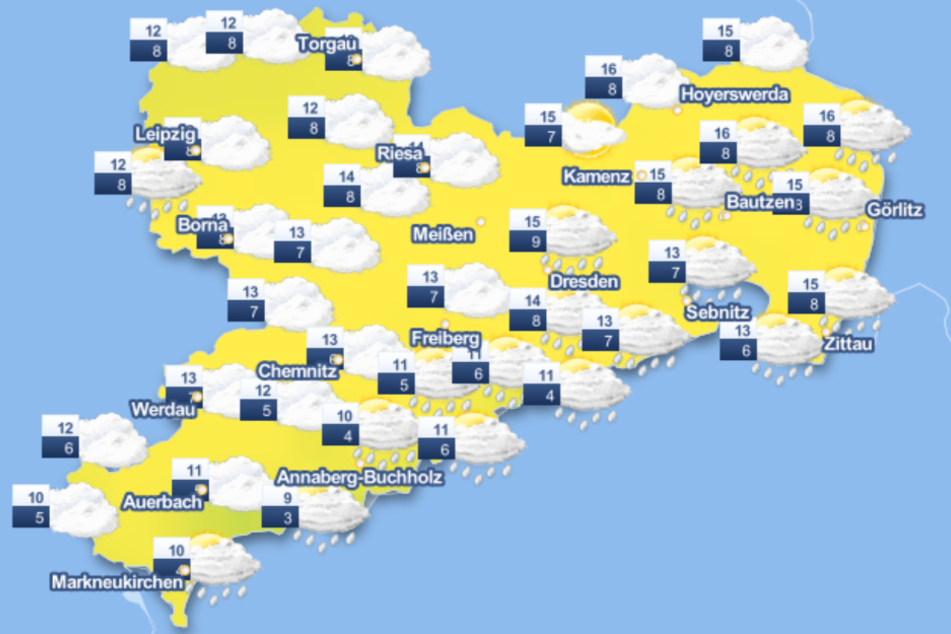 Viele Wolken, viel Regen: Die Wettervorhersage für das kommende Wochenende sieht nicht besonders rosig aus.
