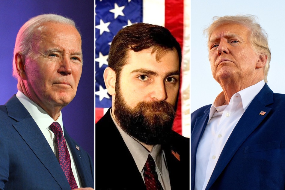 A Texas man recently changed his name and joined the presidential race as he believes America can do better than Donald Trump (r.) or Joe Biden (l.).