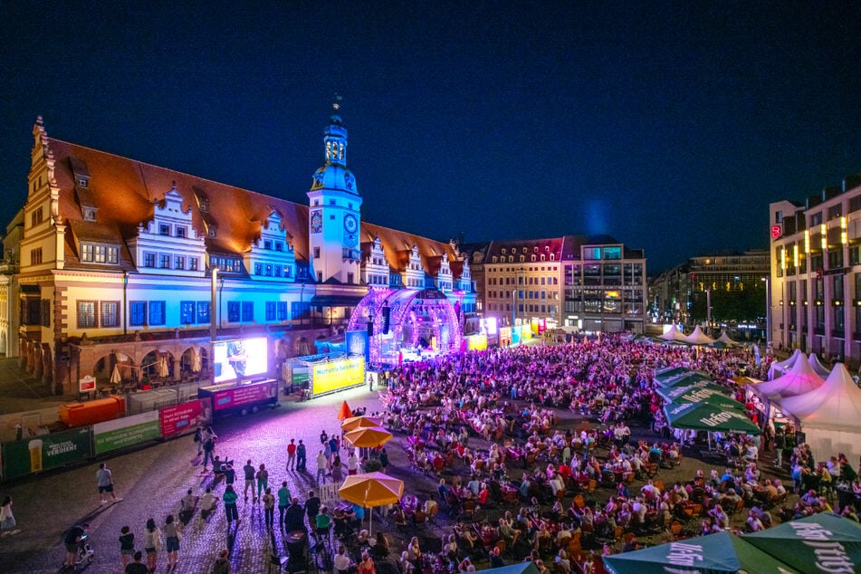 Zehn Tage lang begeistern verschiedene Künstler bei der "Leipziger Markt Musik".