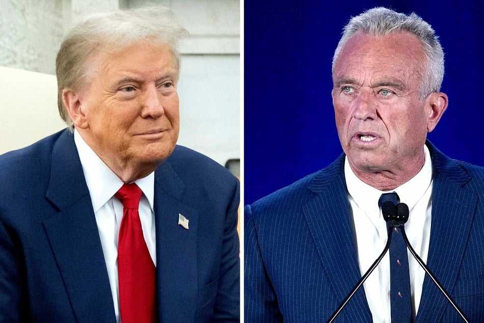 Donald Trump (l.) on Thursday tapped anti-vaccine activist and conspiracy theorist Robert F. Kennedy Jr. (r.) as his secretary of health in the latest provocative nomination from the incoming Republican president.