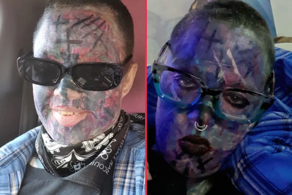 Tattooed mom has to hide on Halloween: "My tattoos already scare the kids"