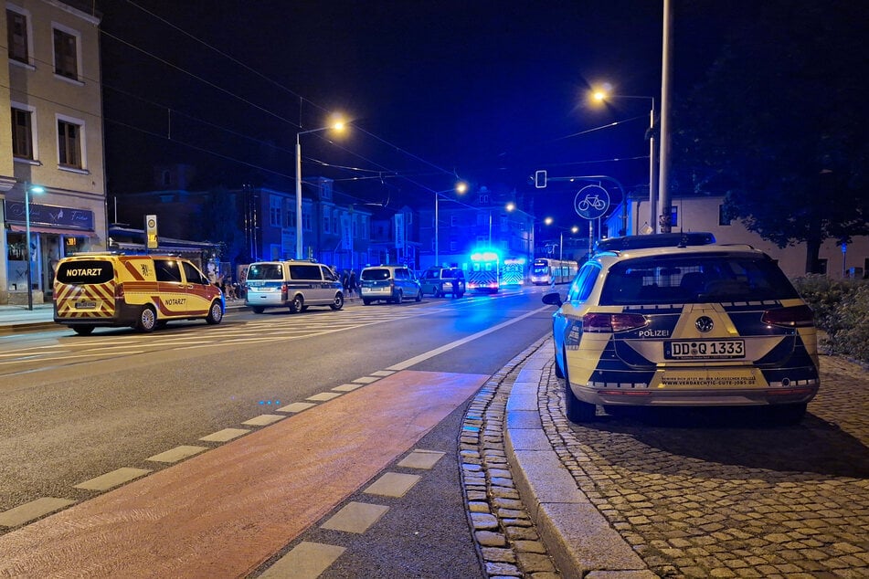 Polizei und Rettungsdienst waren nach der Attacke vor Ort.