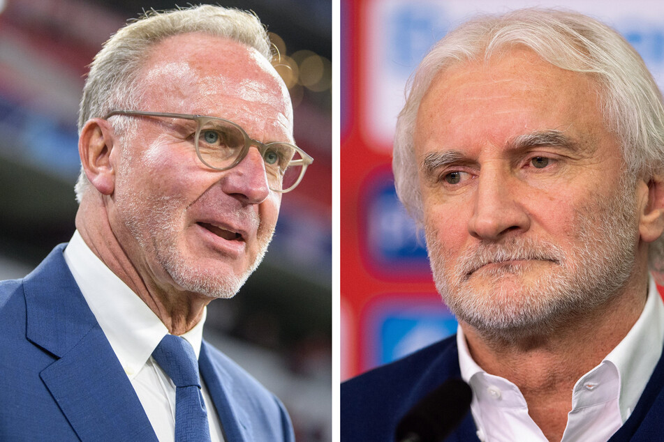 Für Matthäus das richtige DFB-Duo: Karl-Heinz Rummenigge (65, l.) und Rudi Völler (61).