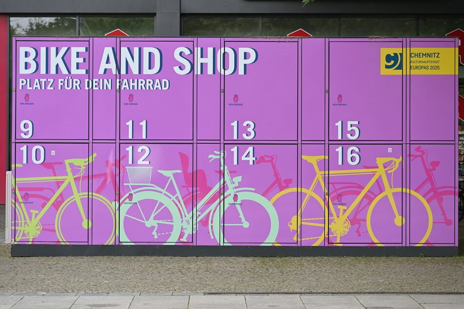 Die Nutzerzahlen für die Fahrradboxen in Chemnitz steigen, sind aber immer noch niedrig.